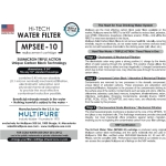 CB10 Multipure (Triple Action) Replacement Water Filter for AquaPure and any standard 10″ filter housings - Image 3